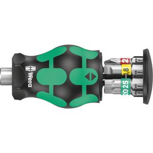 Wera Kraftform Kompakt Stubby Magazin 1 05008873001 Bitset 7-delig Kruiskop Phillips, Plat, Torx Incl. bithouder