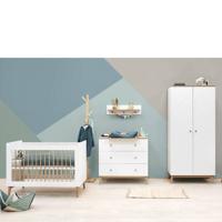 Bopita 3-delige babykamer Paris wit/eiken Paris