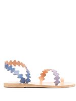 Ancient Greek Sandals sandales Eleftheria Onda - Bleu - thumbnail