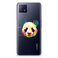 OPPO A53 5G | OPPO A73 5G Telefoonhoesje met Naam Panda Color - thumbnail