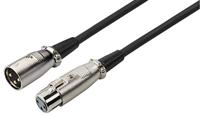 Img Stage Line MEC-2000/SW microfoonkabel (XLR-stekker/XLR-koppeling) 20m zwart
