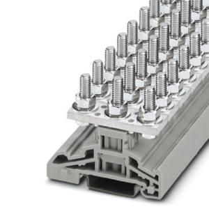 Phoenix Contact 3049547 Verbinder voor hoge stroomsterkten 16 mm Boutaansluiting Grijs 25 stuk(s)