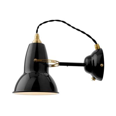 Anglepoise Original 1227 Brass Wandlamp - Jet Black