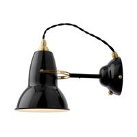 Anglepoise Original 1227 Brass Wandlamp - Jet Black