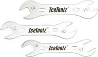 IceToolz Conussleutelset 13/14-15/16-17/18 mm 15 cm zilver/zwart - thumbnail