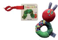 Rupsje Nooitgenoeg (buggyboekje en knisperrammelaar) - Eric Carle - Hardcover (9789025752484)