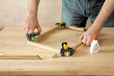 wolfcraft GmbH ES 22 Hoekklem 2,2 cm Zwart, Groen, Geel