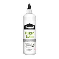Ponal Parket- en laminaatvoeglijm, transparante lijm voor vloerbedekking, waterdichte voegenlijm, verouderingsbestendige witte lijm als zwellbescherming, 1 x 1 kg fles