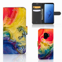 Hoesje Samsung Galaxy S9 Watercolor Dark - thumbnail