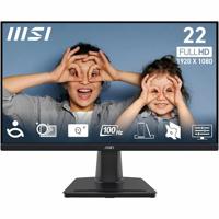 MSI PRO MP225V Kantoormonitor 21,5 inch Full HD - Panel VA 1920 x 1080, 100 Hz, beeldscherm met lage visuele vermoeidheid, kantelbaar - HDMI, D-Sub (VGA)