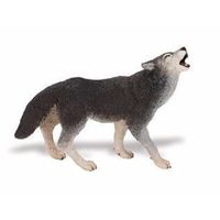 Speelgoed nep huilende wolf  9 cm   -