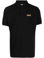 Barbour polo en coton à patch logo - Noir