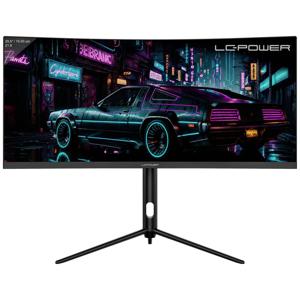 LC Power LC-M30UWFC Gaming monitor Energielabel F (A - G) 74.9 cm (29.5 inch) 2560 x 1080 Pixel 21:9 1 ms DisplayPort, HDMI, Hoofdtelefoon (3.5 mm jackplug) VA