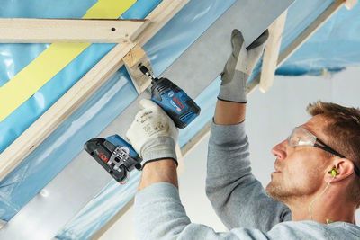 Bosch Professional GDR 18V-200 06019J2106 Accu-draaislagmoeraanzetter 18 V Li-ion Zonder accu, Zonder lader, Incl. koffer, Brushless