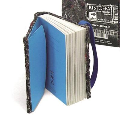 Arbos notitieboek blanco A6 gerecycled papier blauw Arbos notitieboek blanco A6 gerecycled papier blauw