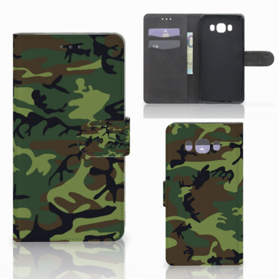 Samsung Galaxy J7 2016 Telefoon Hoesje Army Dark Samsung Galaxy J7 2016 Telefoon Hoesje Army Dark