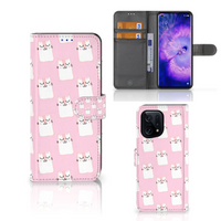 OPPO Find X5 Telefoonhoesje met Pasjes Sleeping Cats