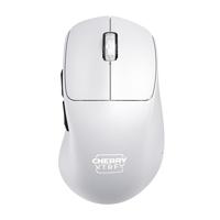 CHERRY XTRFY M64 Pro Wireless, Ultrasnelle Draadloze Gamingmuis, 2,4 GHz, Geoptimaliseerd voor E-Sports, 8K-Muis, Ergonomische Vorm met vlakke Voorkant, Wit