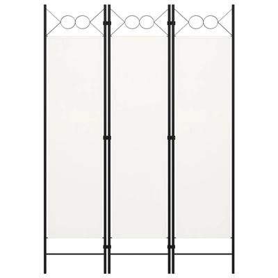 vidaXL Kamerscherm met 3 panelen 120x180 cm wit vidaXL Kamerscherm met 3 panelen 120x180 cm wit