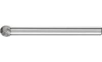 PFERD 21212573 Freesstift Bol Lengte 34 mm Afmeting, Ø 4 mm Werklengte 3 mm Schachtdiameter 3 mm