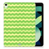 iPad Air (2020/2022) 10.9 inch Hippe Hoes Waves Green - thumbnail