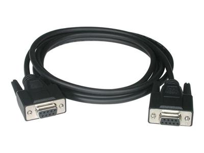 C2G - Nulmodem-kabel - DB-9 (V) naar DB-9 (V) - 5 m - zwart