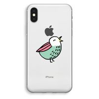 Birdy: iPhone X Transparant Hoesje