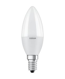 OSRAM 4058075428546 LED-lamp Energielabel F (A - G) E14 Kaars 7 W = 60 W Warmwit (Ø x l) 39 mm x 115 mm 1 stuk(s)