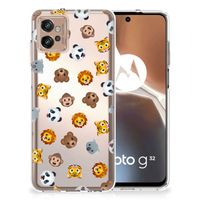 TPU bumper voor Motorola Moto G32 Dieren Emojis - thumbnail