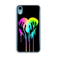 Hold My Heart: iPhone XR Transparant Hoesje