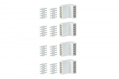 Paulmann 70615 Hoekverbinder Kunststof (l x b x h) 1.7 x 1.6 x 1.2 cm 4 stuk(s)