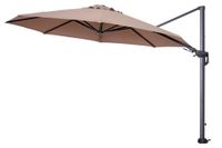 Hawaii Zweefparasol 350 cm. Rond - Taupe - thumbnail