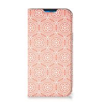 iPhone 14 Pro Hoesje met Magneet Pattern Orange