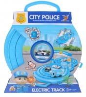 Jonotoys speelset politie in opruimbox blauw 33 cm