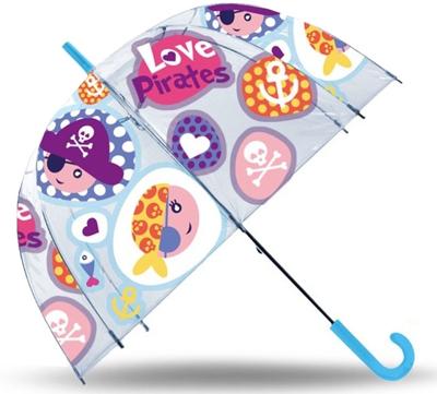 Kids Licensing paraplu Love Pirates 48 cm polyester