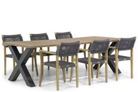 Lifestyle Dallas/Cardiff 240 cm dining tuinset 7-delig - thumbnail