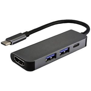 VALUE 12.99.1042 laptop dock & poortreplicator USB 3.2 Gen 1 (3.1 Gen 1) Type-C Zwart