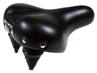 Selle Comfort zadel Classic Retro 27 x 24,4 cm unisex gel zwart