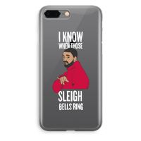 Sleigh Bells Ring: iPhone 8 Plus Transparant Hoesje - thumbnail