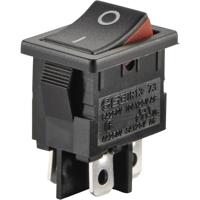 TRU COMPONENTS 1587540 Wipschakelaar TC-R13-73A2-02 250 V/AC 6 A 2x uit/aan Continu 1 stuk(s) - thumbnail