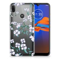 Motorola Moto E6 Plus Uniek TPU Case Blossom White