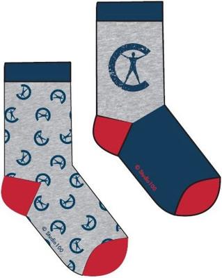 Studio 100 Campus 12 Grijs, Navy, Rood Unisex 2 paar/paren