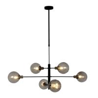 Steinhauer hanglamp Constellation - zwart - metaal - 105 cm - E14 fitting - 2709ZW