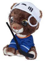 Lumo Stars knuffel hond ijshockey Teemu junior 15 cm pluche
