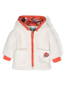 Kenzo Kids veste à logo brodé - Tons neutres