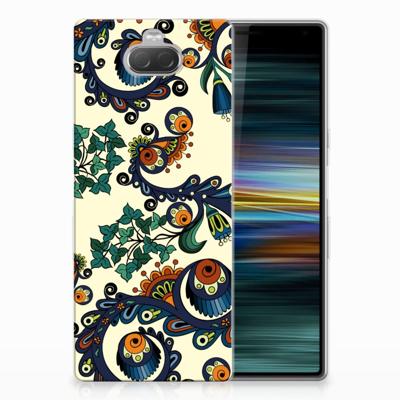 Siliconen Hoesje Sony Xperia 10 Plus Barok Flower Siliconen Hoesje Sony Xperia 10 Plus Barok Flower