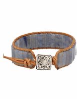 Edelsteen Armband Blauwe Kwarts Gipsy - thumbnail