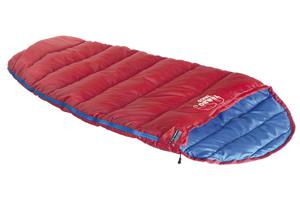 High Peak Tembo Vario Mummie slaapzak Polyester Blauw, Rood