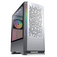 COUGAR MX430 Air RGB (wit): Compacte ARGB Mid Tower-behuizing met moderne luchtopeningen met patroon