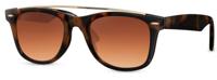 CWI zonnebril wayfarer unisex cat. 2 bruin